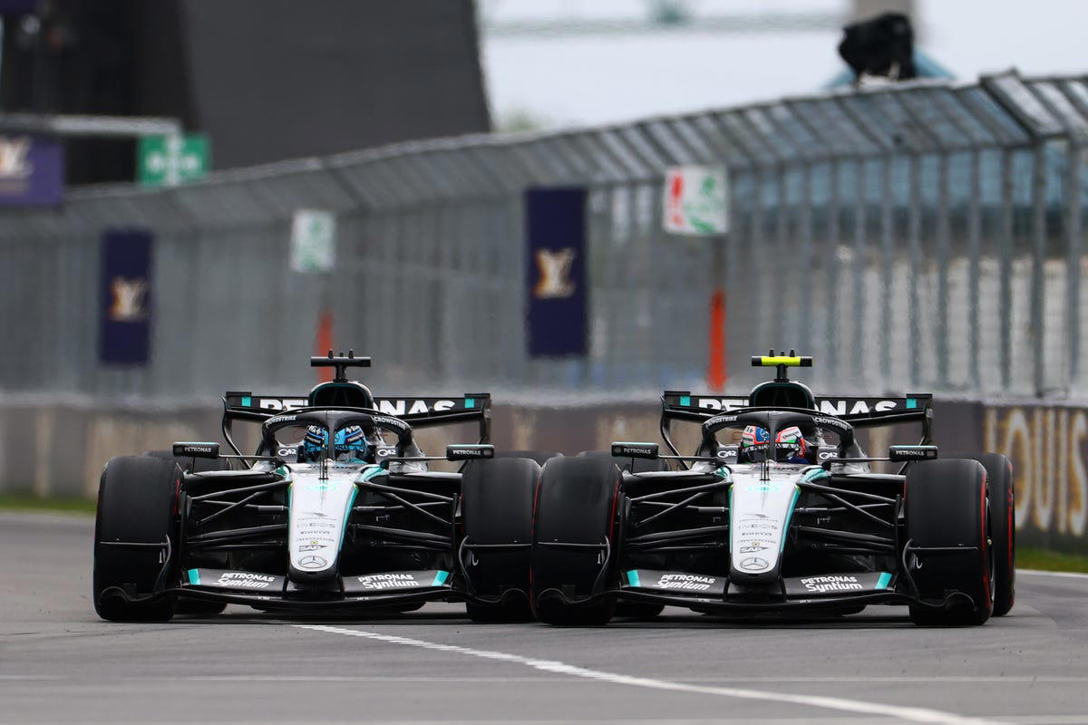 Batalla campal de Mercedes en Canadá: Kimi Antonelli aprovecha el apagón de George Russell