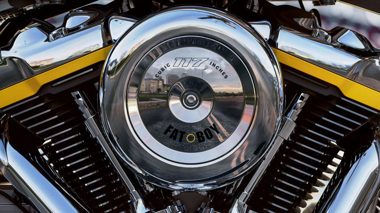 How much horsepower does the Harley-Davidson 117 engine have?