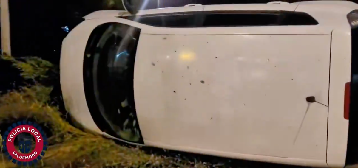 Coge el coche de su tía sin saberlo y lo vuelca: la Policía investiga a este menor en Valdemoro