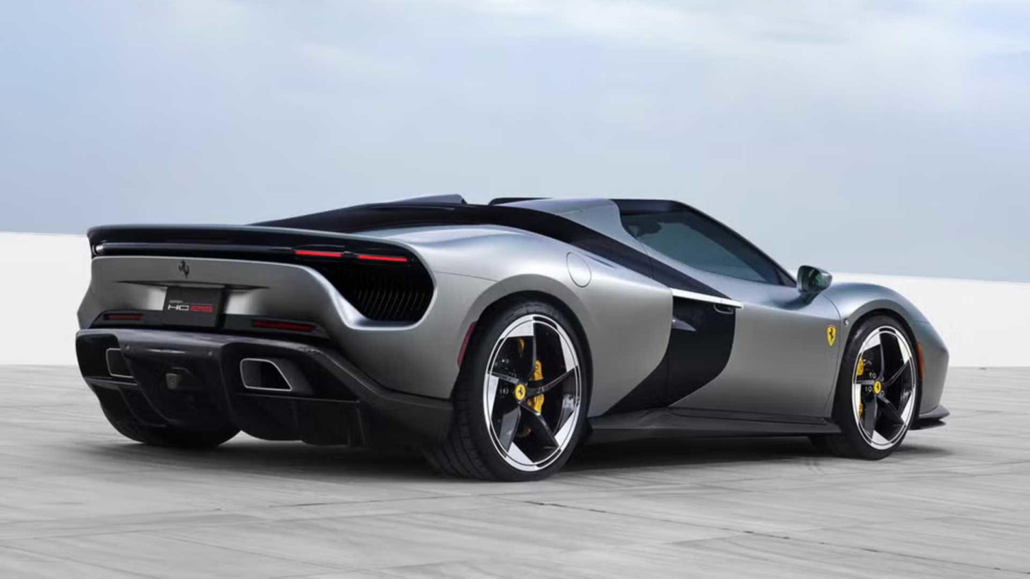 Ferrari's new hypercar ditches the hybrid for a retro V8