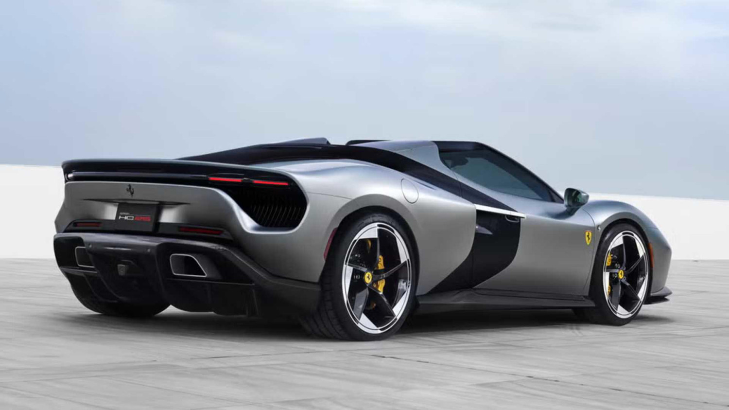 Ferrari's new hypercar ditches the hybrid for a retro V8