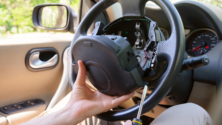 Airbag thefts are on the rise, because apparently they're really easy to steal