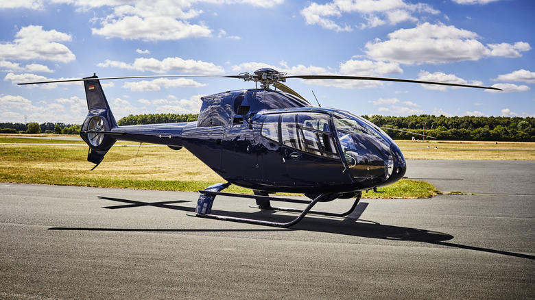 What type of fuel do helicopters use?