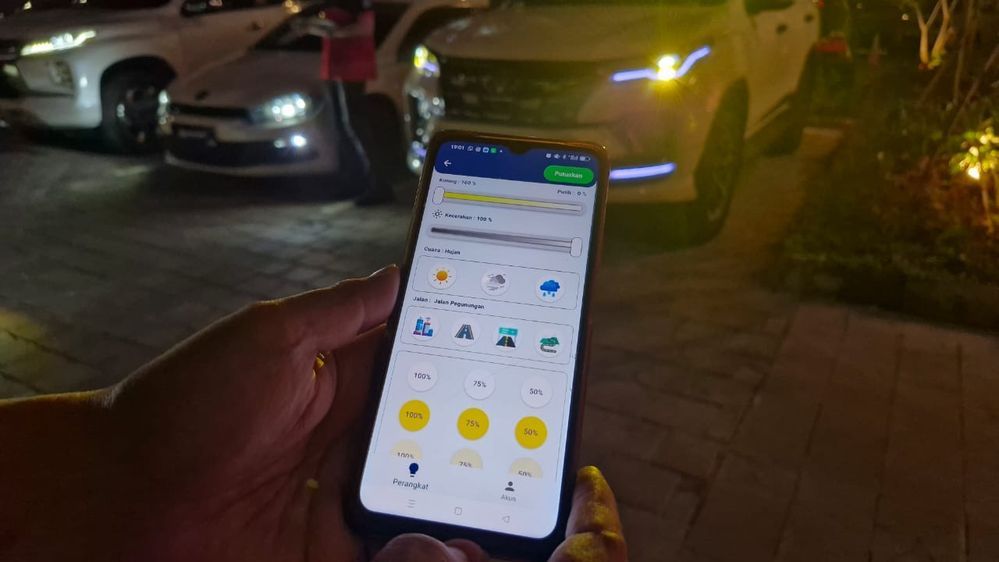 Bi-LED Projector Terbaru dari Autovision, Pengaturan Warna Bisa Dari Smartphone