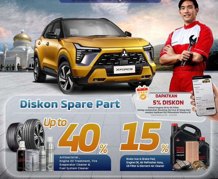 Rekening Sekarat Pasca Lebaran, Mitsubishi Pengertian Kasih Diskon Perawatan Mobil