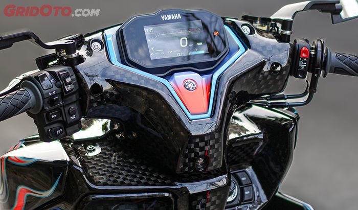 Modifikasi Yamaha Aerox Turbo Paling Totalitas, Nakano RH80 Garage