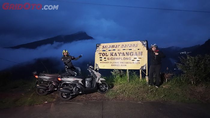 Mesin Irit Yamaha Gear Ultima 125 Sanggup Nanjak di TOL Khayangan via Krakalan?