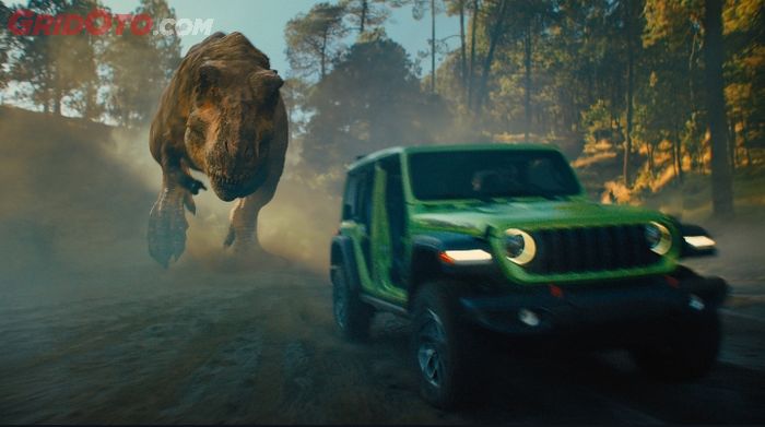 Jeep Pamerkan Kegagahan Wrangler 4xe di Film Jurassic World!
