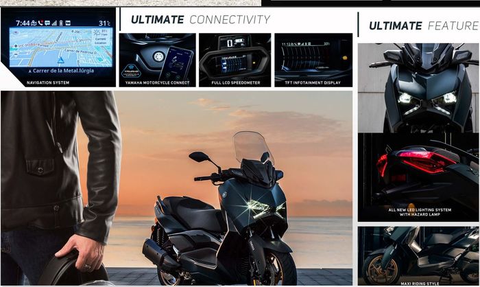 Pilihan Motor Matic Buat Touring, Segini Harga Yamaha XMAX 250 per Juli 2025