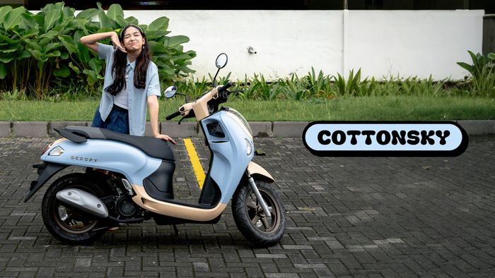 Bukan Decal, Warna Pastel di Scoopy Special Edition Dicat Langsung ke Bodi