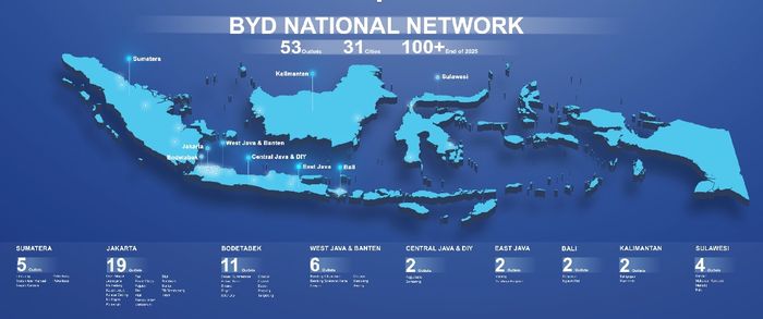 BYD Indonesia Sedang Mode Ngebut, Target Bikin Dealer Resmi Sebanyak Ini