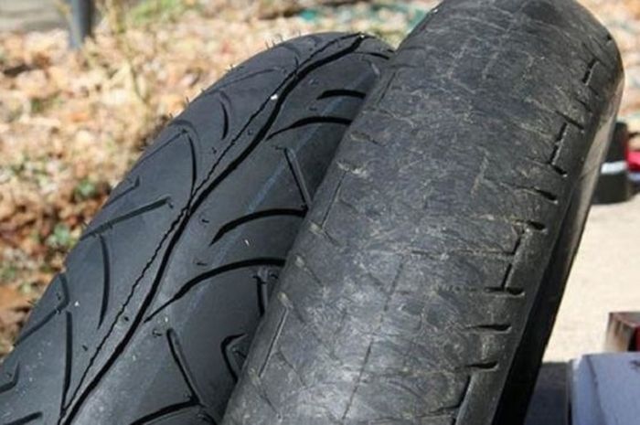 Pantas Saja Ban Motor Matic Botak Sebelah, Beberapa Hal Ini Penyebabnya