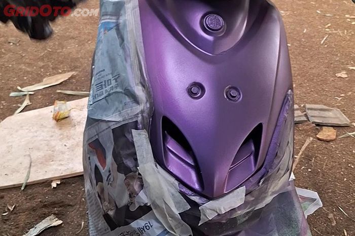 Ini Cara Ampuh Ngerepaint Body Motor Tanpa Perlu Bongkar Body