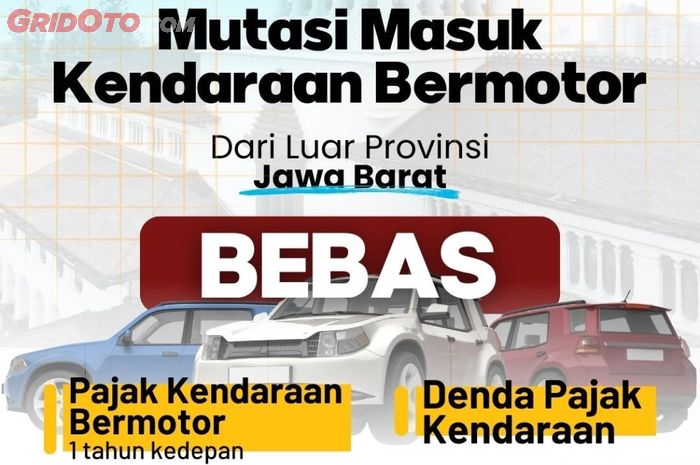 Warga Jabar Segera Balik Nama Mobil Bekas Kalian, Antisipasi Kena Progresif Kelima
