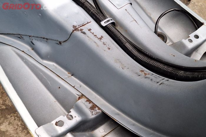Awas Akibat Hal Sepele Ini Rangka Vespa Matic Bisa Mudah Berkarat
