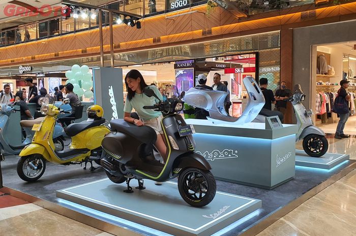 Khusus di Pameran Ini Beli Vespa Matic Gratis Aksesori Rp 3,5 Juta