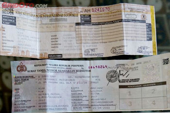Belum Semua Tahu, STNK Bisa Terblokir Karena Lima Sebab Ini