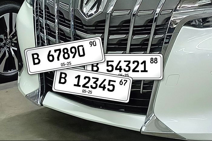 Polisi Luncurkan Pelat Nomor Baru Lagi, Khusus Untuk Pejabat di Lembaga Ini