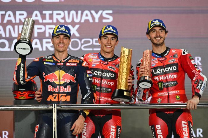 MotoGP, Podium MotoGP Qatar 2025 Dibatalkan, Ini Alasan Vinales Tetap Happy