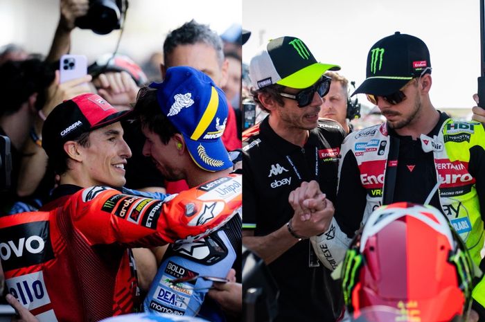 Crash di MotoGP Spanyol 2025, Marc Marquez Malah Sindir Fans Valentino Rossi