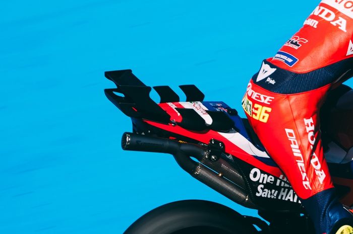 MotoGP, Sudah Banyak Dikembangkan, Ini Fungsi Spoiler Belakang Motor MotoGP