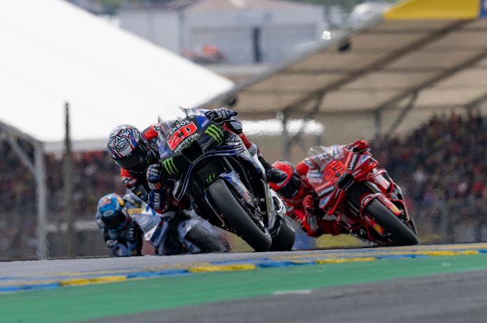 MotoGP, Kabur di Awal Sprint MotoGP Prancis 2025, Ini Penyebab Posisi Quartararo Mendadak Melorot
