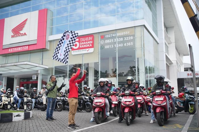 Honda, Rayakan Anniversary Pertama, Komunitas Honda Stylo 160 HASCI Langsung Punya 300 Lebih Member