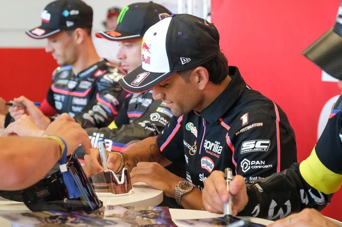 Jorge Martin Nongol di Acara Besar Aprilia, Jadi Bulan-bulanan Warganet