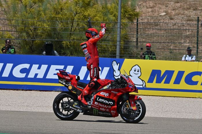 Yang Lain Keok, Marc Marquez Menang Sprint MotoGP Aragon 2025