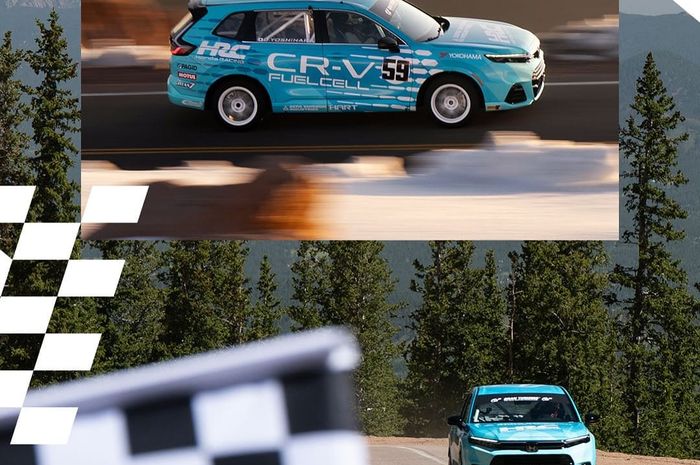 Racing Abis, Honda CR-V Hidrogen Debut Pertama di Broadmoor Pikes Peak