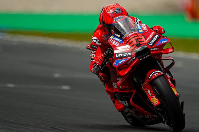 Marc Marquez, Marquez, MotoGP, Fabio Quartararo Crash, Marc Marquez Menang Sprint MotoGP Belanda 2025