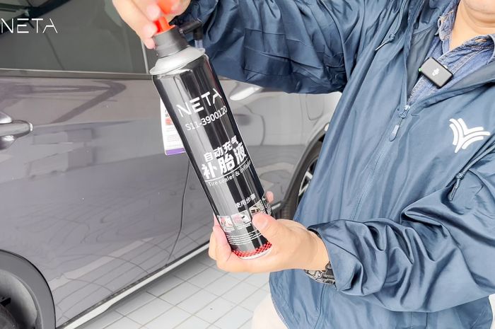 Pengguna Mobil Listrik NETA Wajib Tahu, Begini Cara Gunakan Tire Repair Kits