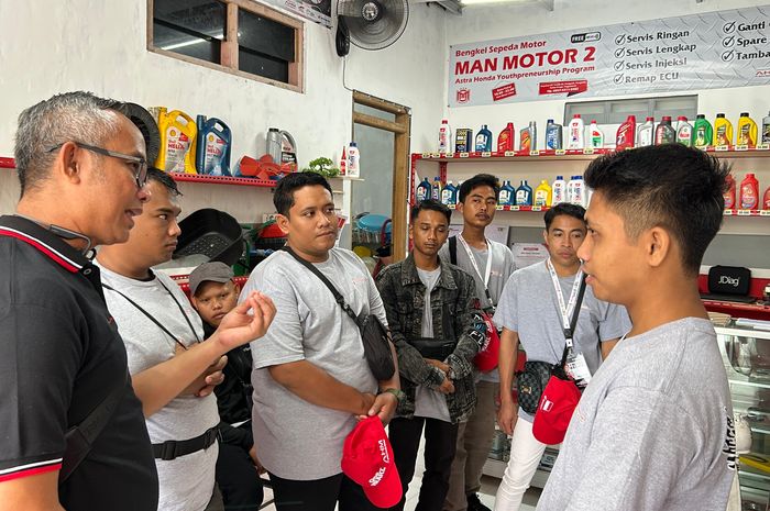 Yayasan AHM Latih Puluhan UMKM Bengkel Sepeda Motor, Ini Tujuannya