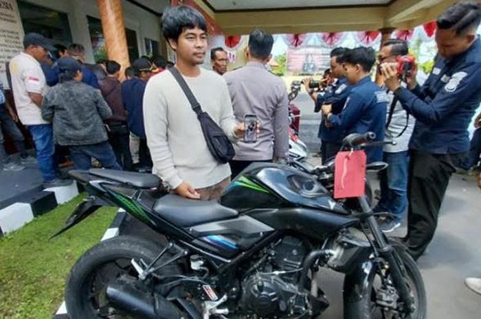 Mas Irfan Pangling Lihat MT-25 Miliknya, Jadi Begini Setelah Sebulan Hilang