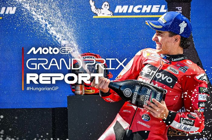 Hasil MotoGP Hungaria, Marc Marquez Menang Lagi Setelah Duel Sengit dengan Marco Bezzecchi