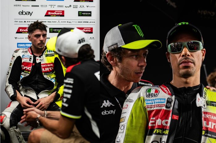 Valentino Rossi, Malah Kayak Ayah Sayang Anak, Ini Isi Bisikan Valentino Rossi ke Pembalap Tim VR46