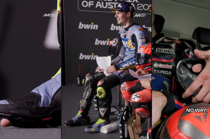 MotoGP, Marc Marquez, Marquez, Kocak! Ternyata Fermin Aldeguer Pakai Sepatu Bolong di MotoGP Austria, Marc Marquez Sampai Bengong