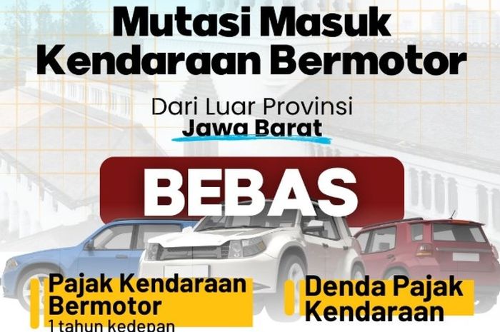 Mutasi Kendaraan Masuk ke Jabar Katanya Gratis, Ternyata Tetap Ada Bayar Tiga Item Ini