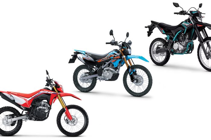 Update Harga KLX150, CRF150L dan WR155R, Cari yang Murah Pilih Tipe Ini