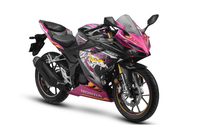 Honda CBR150R Edisi Spesial Kesurupan Harimau Malaya, Keren Pakai Warna Ngejreng