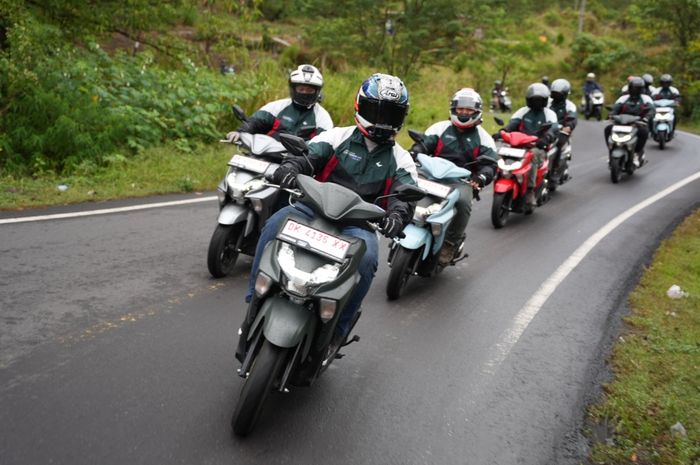 Tes Yamaha Gear Ultima Keliling Bali, Konsumsi BBM Irit Banget