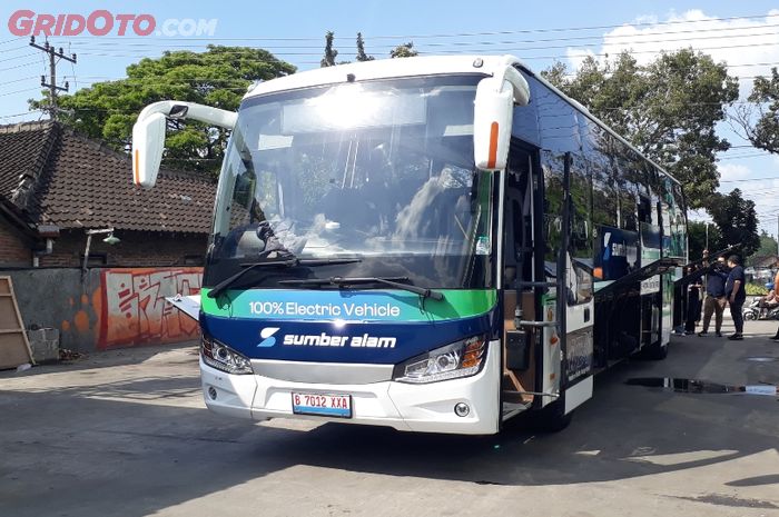 Bus Listrik Bekasi-Yogyakarta, Biaya Lebih Hemat Segini Dibanding Solar