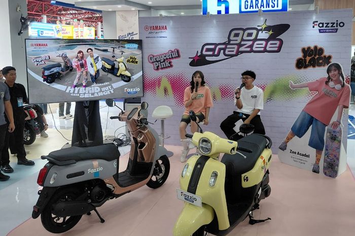 Gaya Buat Ngampus, Harga Yamaha Fazzio Hybrid Warna Baru Dijual Segini