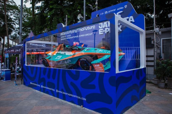 Mobil Formula E Mejeng di Bundaran HI, Tiket Jakarta E-Prix Bisa Dibeli di CFD