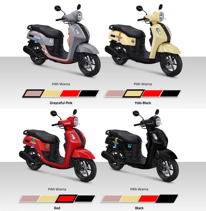 Ada 3 Tipe Beda Harga, Intip Harga dan Warna Yamaha Fazzio Update 1 Agustus 2025