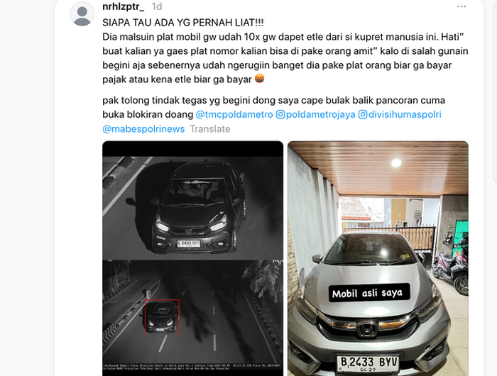 Jangan Pasrah, Begini Alur Menyanggah Tilang Elektronik Salah Alamat