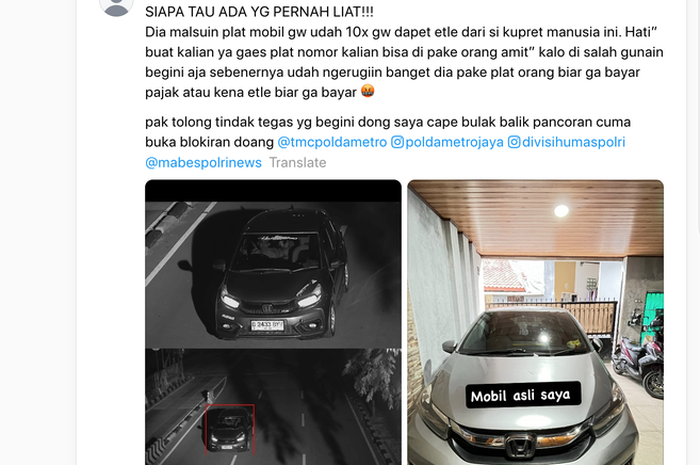 Trik Sanggah Tilang Elektronik Salah Sasaran, Sertakan Bukti Ini Dijamin Lolos