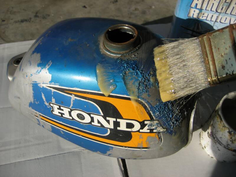 Cara Cepat Merontokkan Cat Lama Di Bodi Motor Bekas, Mudah Sekali