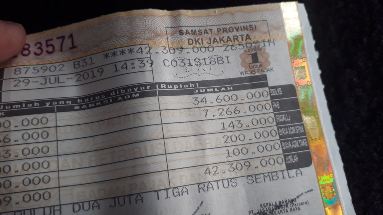 Terasa Janggal, Ternyata Ini Sebab Nominal Pajak Kendaraan Bisa Berubah-ubah