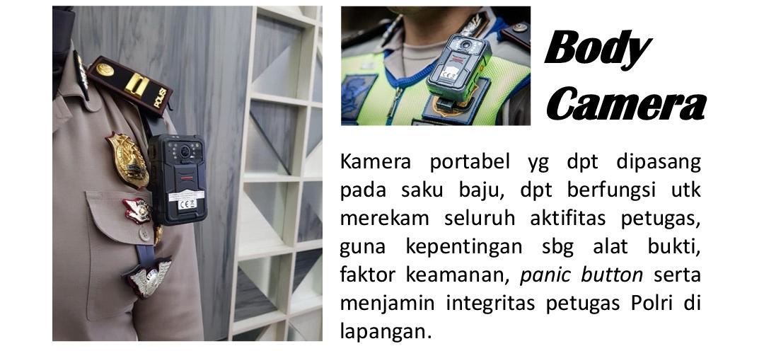 Body Camera Polisi Masih Dipertimbangkan, Aturan Teknis Akan Ada di Peraturan Turunan KUHAP